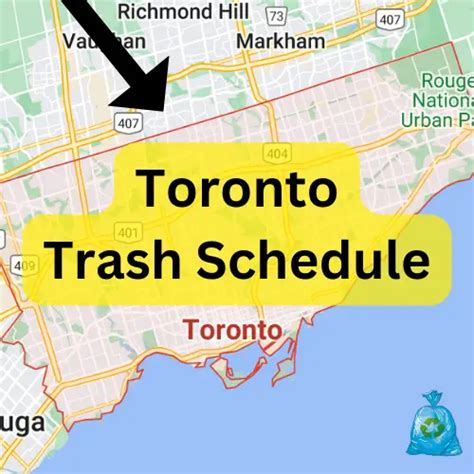 garbage schedule toronto